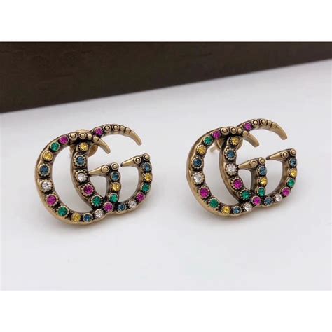 gucci earinhs|gucci earrings colorful.